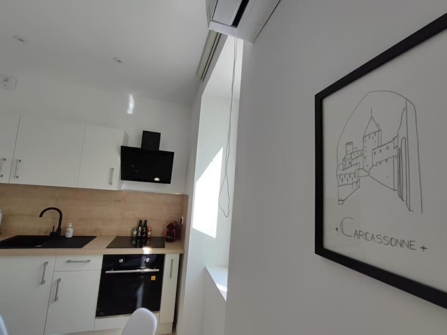 Pause Entre Cite Et Bastide *Clim *Wifi *Smart Tv Apartment Carcassonne Exterior photo